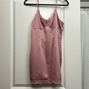 Pink laced dress from pacsun